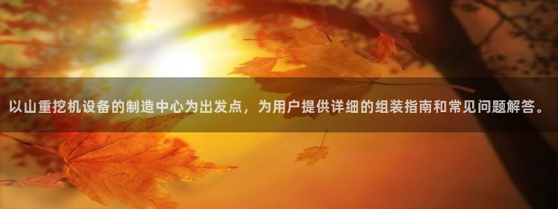 天宏娱乐是国企吗：以山重挖机设备的制造中心为出发点，为用户提