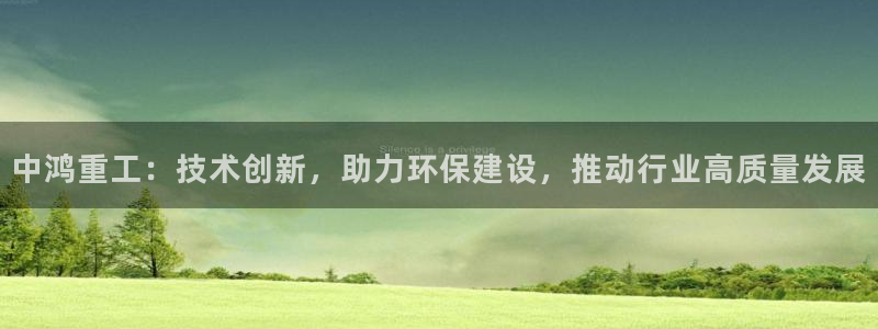 天宏娱乐总店电话：中鸿重工：技术创新，助力环保建设，推动行业
