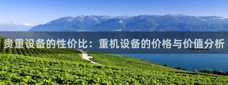天宏娱乐招商主管：贵重设备的性价比：重机设备的价格与价值分析